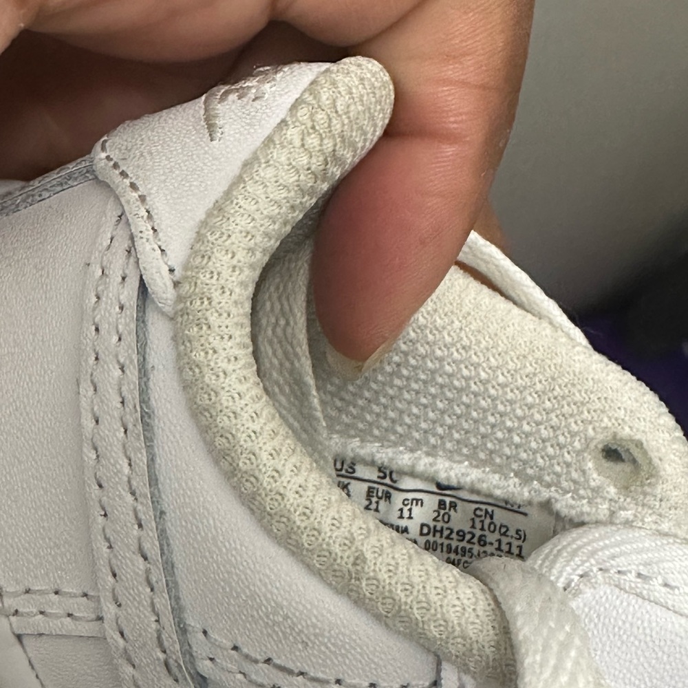Toddler white Air Force 1s - Picture 3 of 3